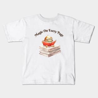 Magic On Every Page Kids T-Shirt